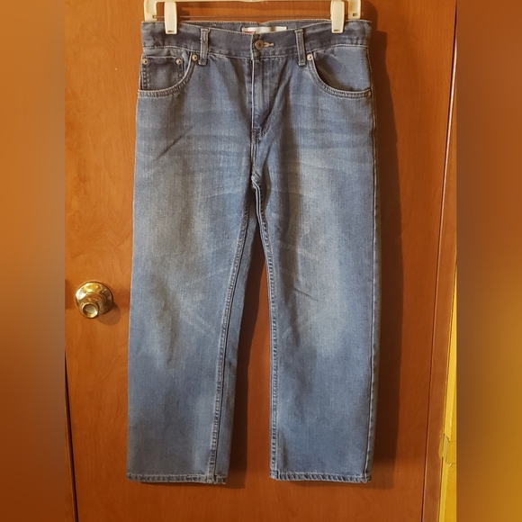 Levi Strauss &Co 505 12 Husky 32x27 Medium Wash Jeans - Picture 1 of 11